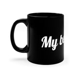 Black Coffee Mug, 11oz